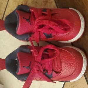 Nike Air Jordan Retro 4 TD "Fiba" Gym Red Blue White baby